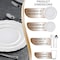 Smarty Had A Party White Vintage Round Disposable Plastic Wedding Value Set, 720PK 860WHVS120 - alternate 2